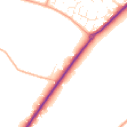 Daytime road noise heatmap for GL51 4XA