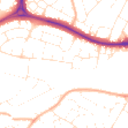Daytime road noise heatmap for GL51 6AZ
