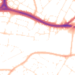 Daytime road noise heatmap for GL51 6LX
