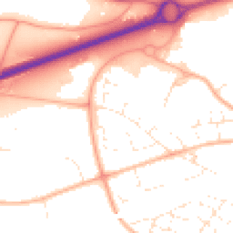 Daytime road noise heatmap for GL51 6RE