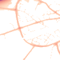 Daytime road noise heatmap for GL51 6RU