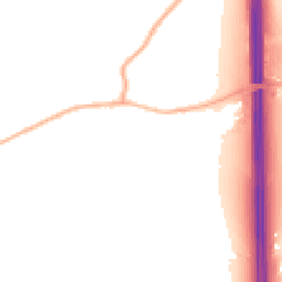 Night-time road noise heatmap for GL51 6TB