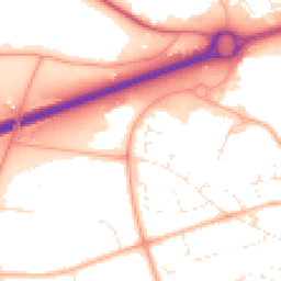 Daytime road noise heatmap for GL51 6UF
