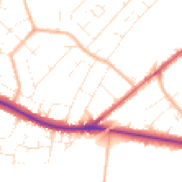 Daytime road noise heatmap for GL51 7AL