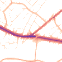 Daytime road noise heatmap for GL51 7AN