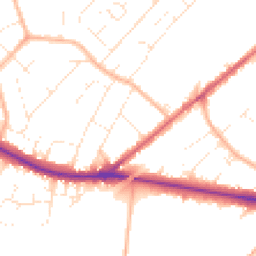 Daytime road noise heatmap for GL51 7AQ