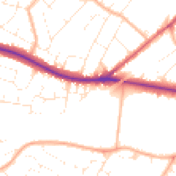 Daytime road noise heatmap for GL51 7AX