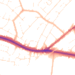 Daytime road noise heatmap for GL51 7BD