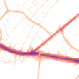 Daytime road noise heatmap for GL51 7BP