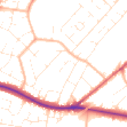 Daytime road noise heatmap for GL51 7BQ