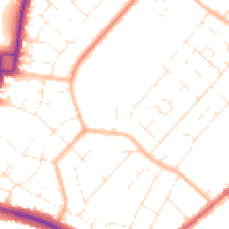 Daytime road noise heatmap for GL51 7EF