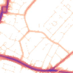 Daytime road noise heatmap for GL51 7HE