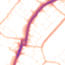 Daytime road noise heatmap for GL51 7QT
