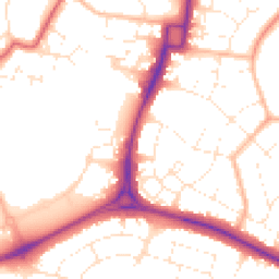 Daytime road noise heatmap for GL51 7SW