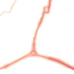 Night-time road noise heatmap for GL51 7SW