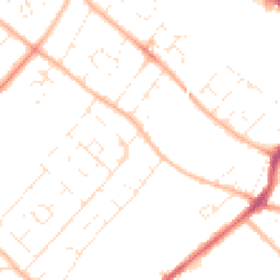 Daytime road noise heatmap for GL51 8AS