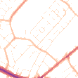 Daytime road noise heatmap for GL51 8DJ
