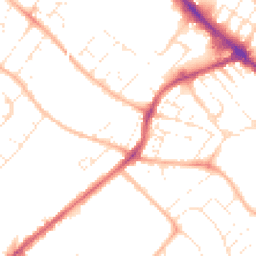 Daytime road noise heatmap for GL51 8EH