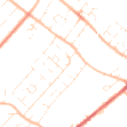 Daytime road noise heatmap for GL51 8FA