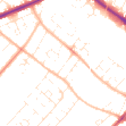 Daytime road noise heatmap for GL51 8HU
