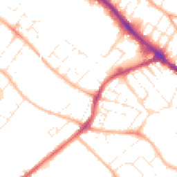 Daytime road noise heatmap for GL51 8JT