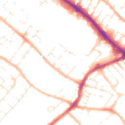 Daytime road noise heatmap for GL51 8JZ