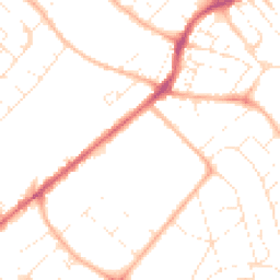 Daytime road noise heatmap for GL51 8PN
