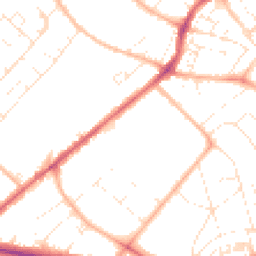 Daytime road noise heatmap for GL51 8PW