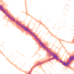 Daytime road noise heatmap for GL51 9BA