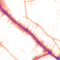 Daytime road noise heatmap for GL51 9BY