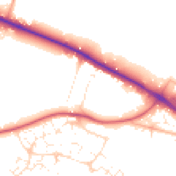 Daytime road noise heatmap for GL51 9FF