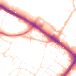 Daytime road noise heatmap for GL51 9RY