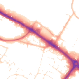 Daytime road noise heatmap for GL51 9SA