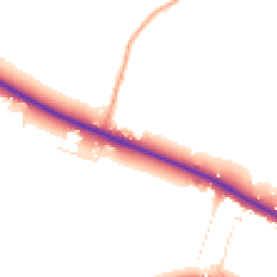Daytime road noise heatmap for GL51 9SW