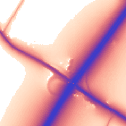 Daytime road noise heatmap for GL51 9TN