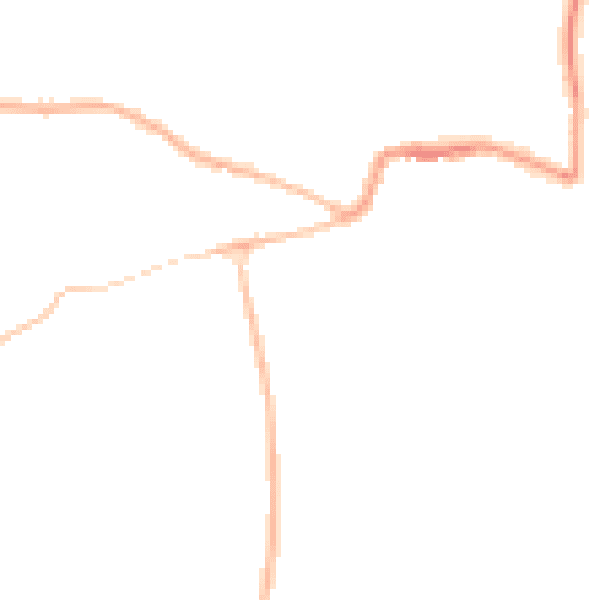 Night-time road noise heatmap for GL52 3DG