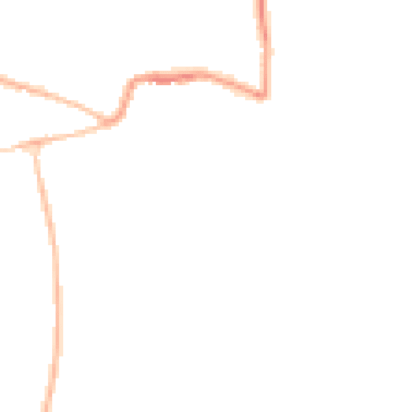 Night-time road noise heatmap for GL52 5BS