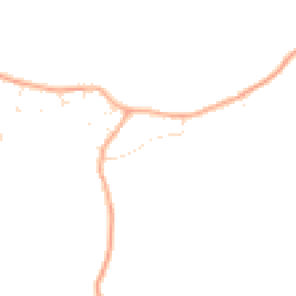 Daytime road noise heatmap for GL52 9QT