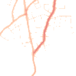 Daytime road noise heatmap for GL53 0AH