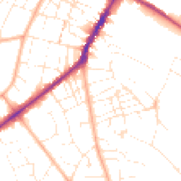 Daytime road noise heatmap for GL53 0BB