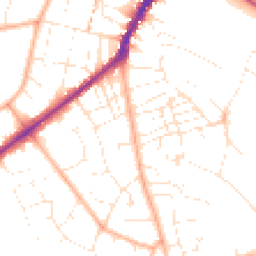Daytime road noise heatmap for GL53 0BD