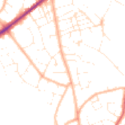 Daytime road noise heatmap for GL53 0BS