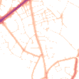 Daytime road noise heatmap for GL53 0BW