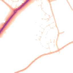 Daytime road noise heatmap for GL53 0FH