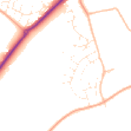 Daytime road noise heatmap for GL53 0FL