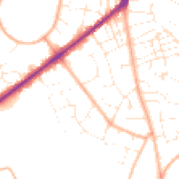 Daytime road noise heatmap for GL53 0JY