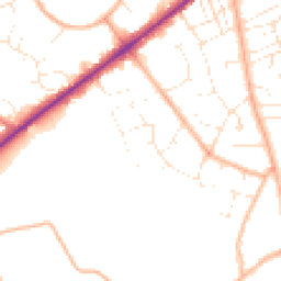 Daytime road noise heatmap for GL53 0LP
