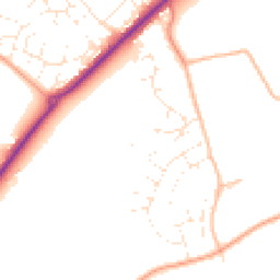 Daytime road noise heatmap for GL53 0NG