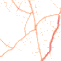 Daytime road noise heatmap for GL53 0PS