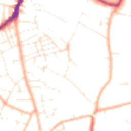 Daytime road noise heatmap for GL53 7EG
